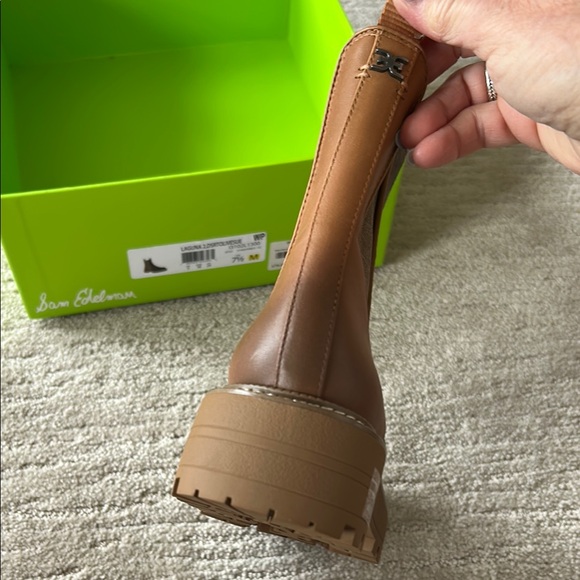 Brown and Tan Ankle Boots - Picture 3 of 7